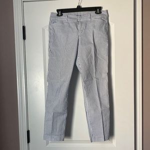Old Navy Pixie Pant Blue/White Striped